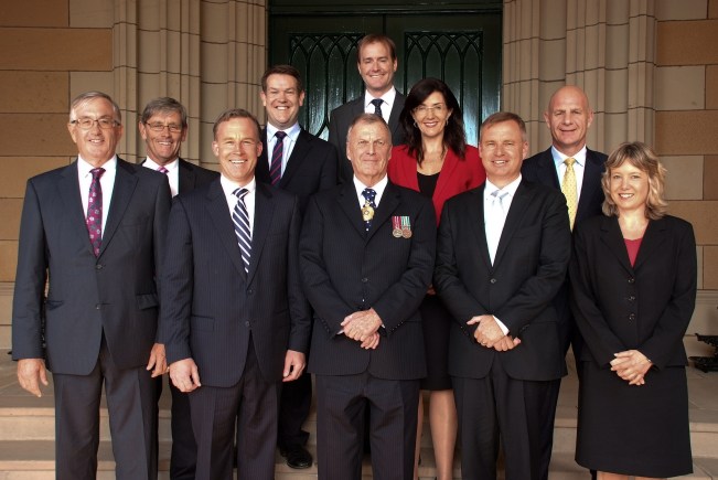 New Cabinet with Govenor. Photo attributed to Geoff Harrisson