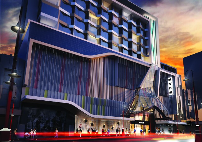 An artist’s impression of the Liverpool Street Myer site