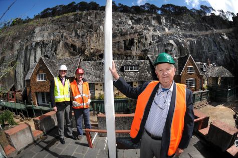 Left to right, Dean Cocker Managing Director of The JAC Group, Roger Smith of Penny Royal Advendures and Josef Chromy, Founder of The JAC Group
