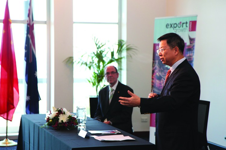 Mr Yu Ping, Vice Chairman of CCPIT emphasises the importance of trade relations between Australia and China.