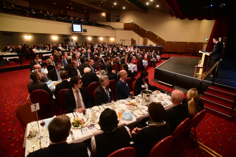 The crowd at the State Budget Luncheon at the Country Club Casino, Launceston. Photo courtesy of The Examiner. Picture: Oliver King.