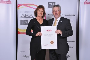 Veranto Executive Assistant Alison Hall and CEO Paul Byrne